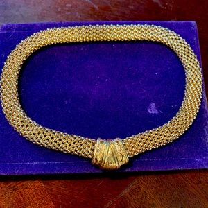 Vintage 18” Gold Necklace/Choker